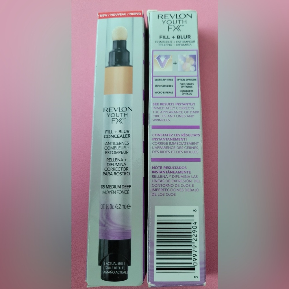 Revlon Youth FX Fill + Blur Concealer - Medium Deep New.